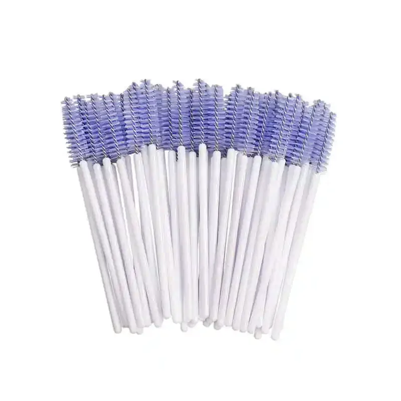 50Pcs Eyelash Brushes Makeup Brushes Disposable Mascara Wands Applicator Multicolors Eye Lashes Cosmetic Brush Makeup Tools