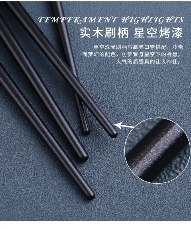 1pc Pony hair Pro Small Smudge Makeup brushes Eyeshadow Make up brushes Precision detail Eye shadow essential cosmetic tools — image 4
