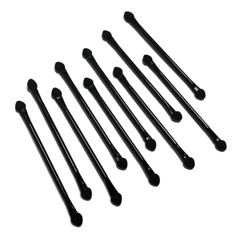 20 Packs Double Head Eyeshadow Brushes 10cm Double-End Eyeshadow Brushes Dual Sides Eyeshadow Sponge Makeup Applicators