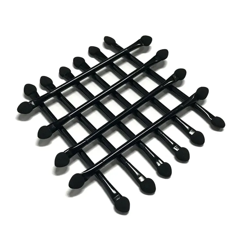 20 Packs Double Head Eyeshadow Brushes 10cm Double-End Eyeshadow Brushes Dual Sides Eyeshadow Sponge Makeup Applicators