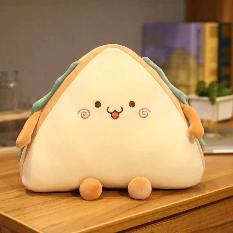 30/40CM Kawaii Soft Sandwich Cake Toy Pillow Creative Home Sofa Cushion Office Simple Pillow Child Birthday Gifts