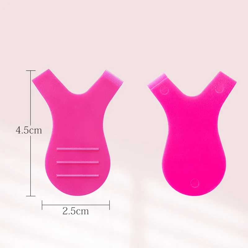 HOT 10 Pcs/Pack Reuseable Plastic Eyelash Brush Clean Y Shape Grafted False Lashes Brushes Women Makeup Mascara Tools