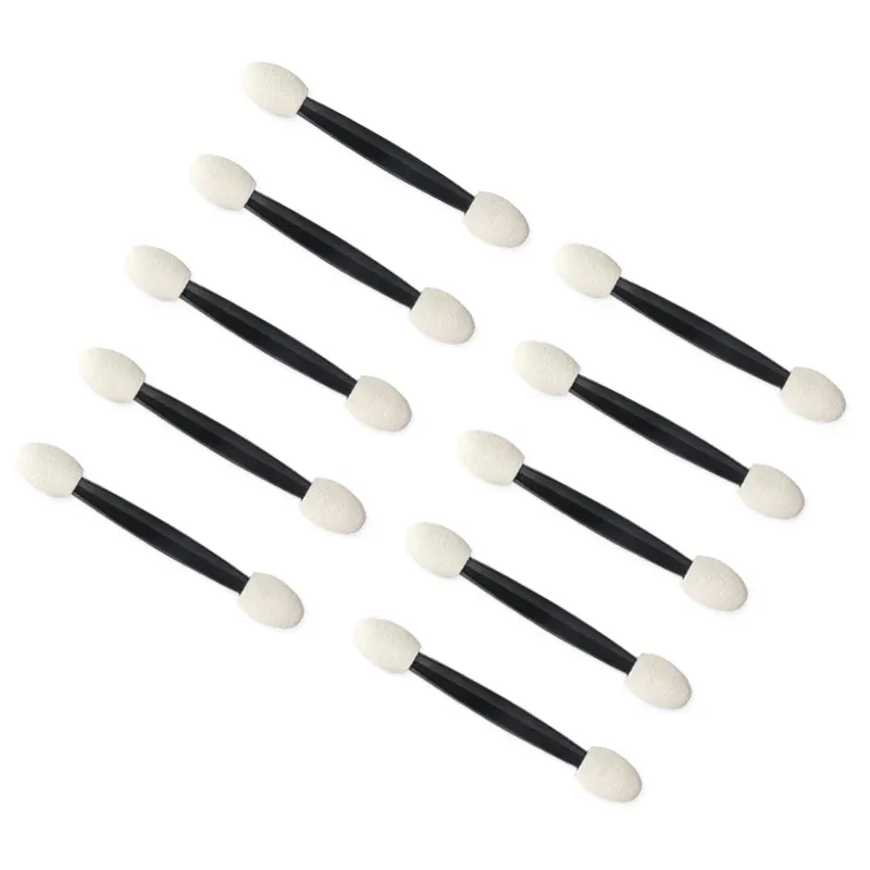 25Pcs Double Head Eye Shadow Brush Eyeshadow Makeup Brushes Applicator Women Cosmetic Sponge Stick Clean Supplies Beauty Tools