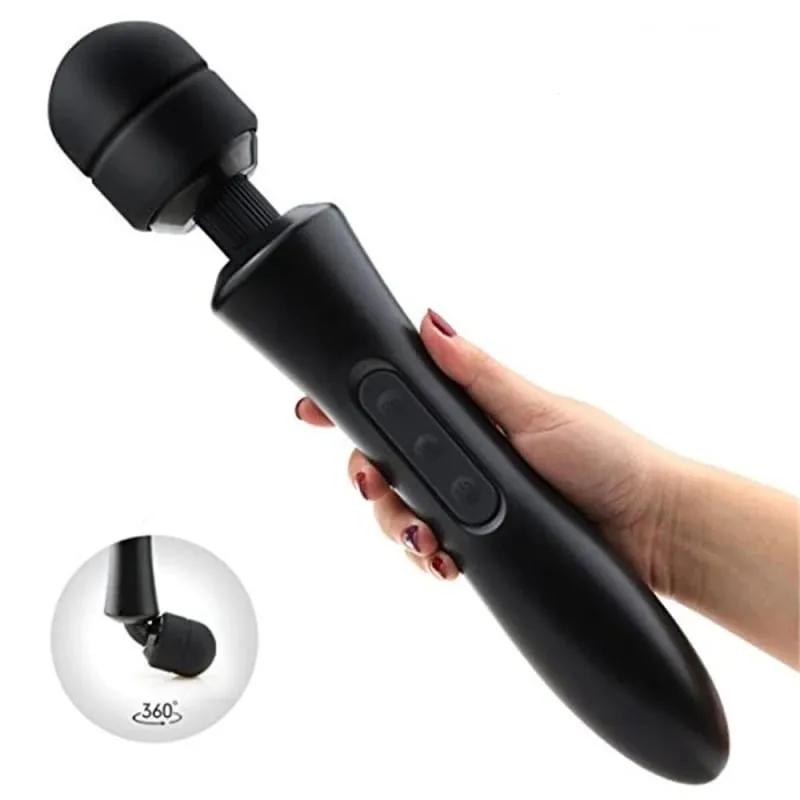 강력한 마술 지팡이 AV 바이브레이터 섹스 토이 for 여성 Clitoris Stimulator 성인용 섹스 샵 장난감 G Spot 진동 딜도 여성용 — image 1