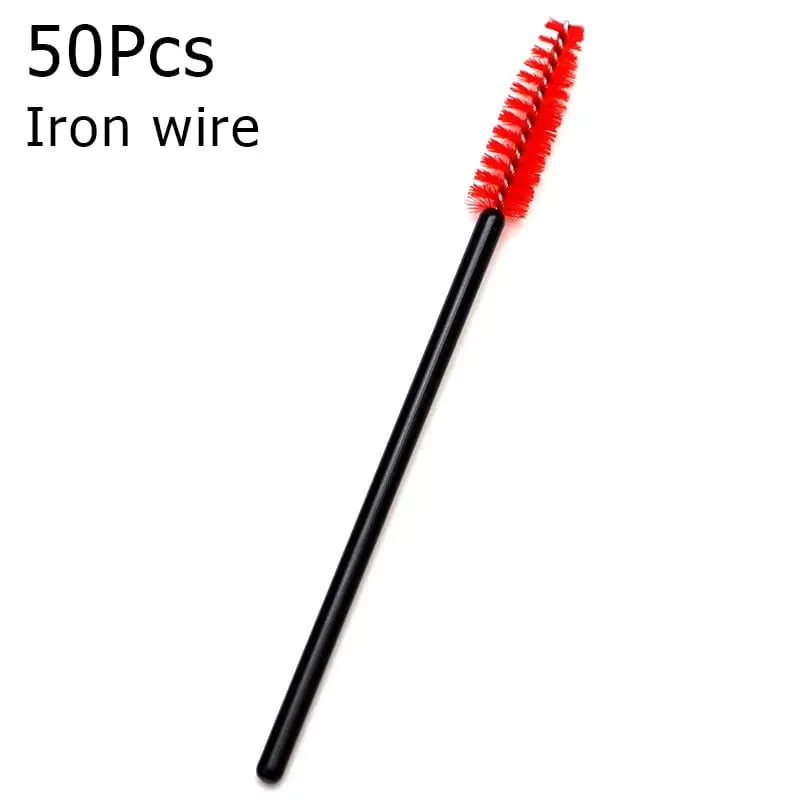 50Pcs Disposable Eyelash Brushes Eyelashes Extension Tools Eyebrow Brush Mascara Wands Applicator Spoolers Eye Lashes Cosmetic — image 18