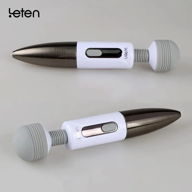 Leten Huge Head Vibrator for Female Masturbation Orgasm AV Magic Wand Massager Nipple Clitoris Stimulator Sex Toys for Woman