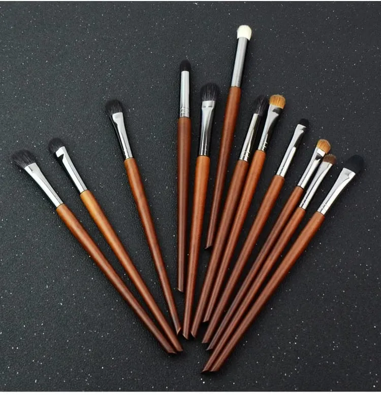 1pc Eye Makeup brushes Eyeshadow make up smudge highlighter crease eyebrow detail smoky eye brush Goat hair