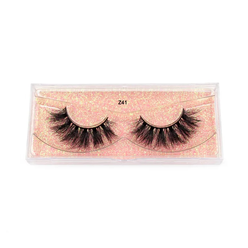 Makeup Lashes 3D Mink Eyelashes Wispy Volume False Lashes Dramatic Lash Natural Fuffy Lashes Full Finish Glamorous Eye