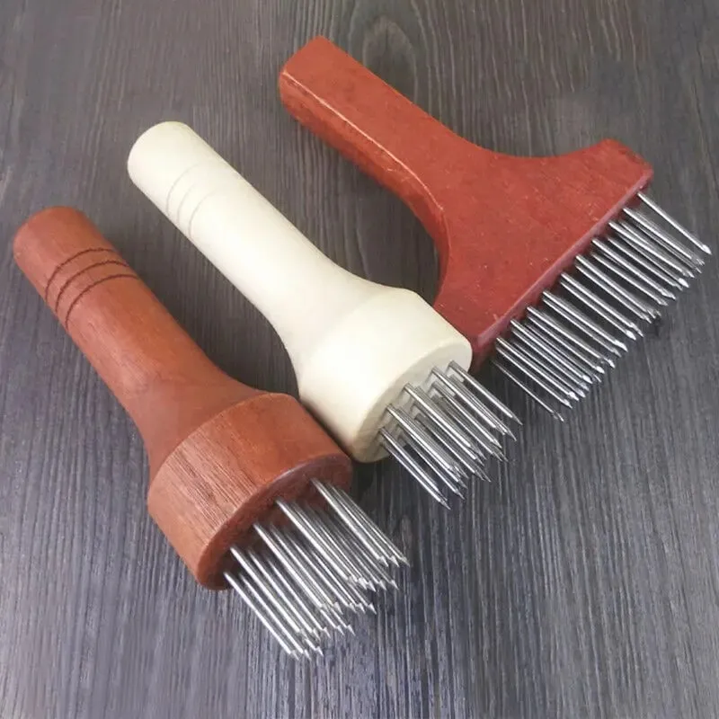Belly Pork Skin Crispy Hand Tool Hole Hammer Needle Poke Pointed Needle Stainless Steel Fast Tenderizer Loose Steak Kitchen Tool