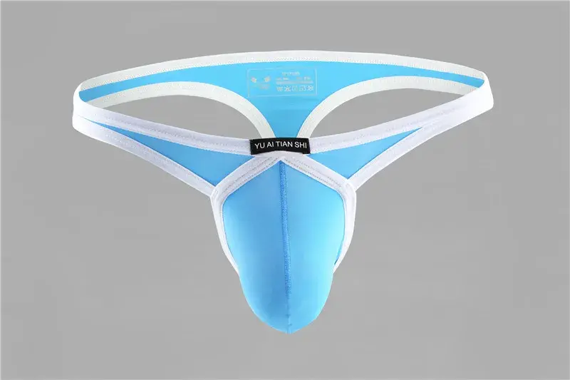 Mens Sexy Underwear Briefs Solid Gay Men Underwear Bulge G Strings Penis Pouch Thong Man Briefs Backless Man Tanga Jockstraps