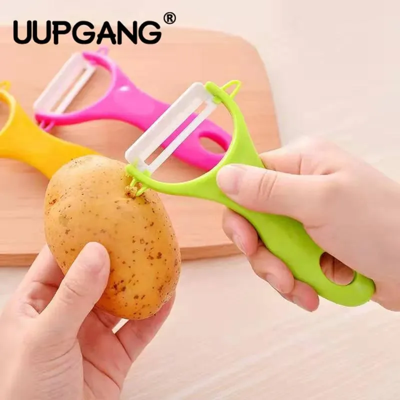 Ceramic Vegetable Fruit Peeler Creative Cutlery Apple Scraping Vegetable Planer Paring Cutter Cooking Tools Knife Potato Peeler — image 2
