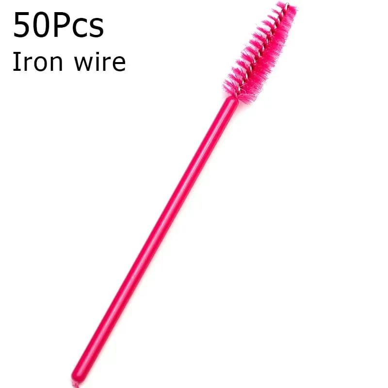 50Pcs Disposable Eyelash Brushes Eyelashes Extension Tools Eyebrow Brush Mascara Wands Applicator Spoolers Eye Lashes Cosmetic — image 26