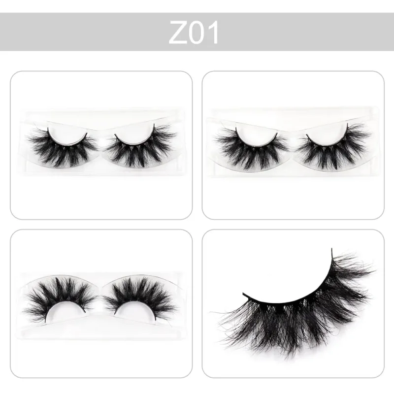 Makeup Lashes 3D Mink Eyelashes Wispy Volume False Lashes Dramatic Lash Natural Fuffy Lashes Full Finish Glamorous Eye
