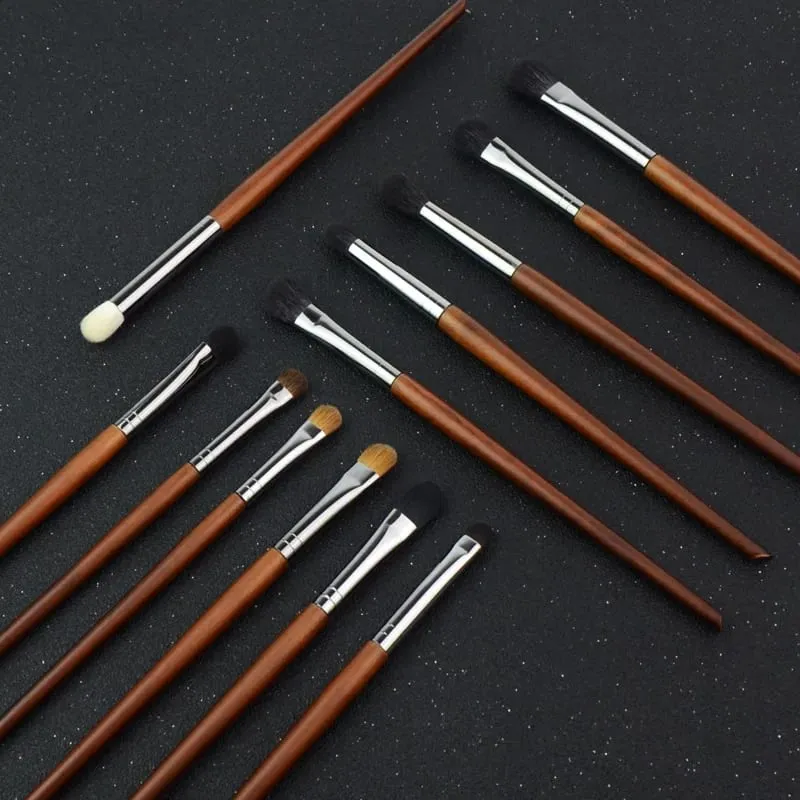 1pc Eye Makeup brushes Eyeshadow make up smudge highlighter crease eyebrow detail smoky eye brush Goat hair