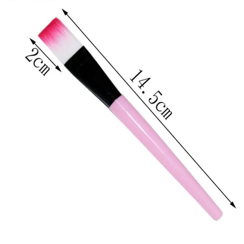 10pc Facial Mask Brush Makeup Brushes Eyes Face Skin Care Masks Applicator Cosmetics Mask Brush Tools Clear Handle