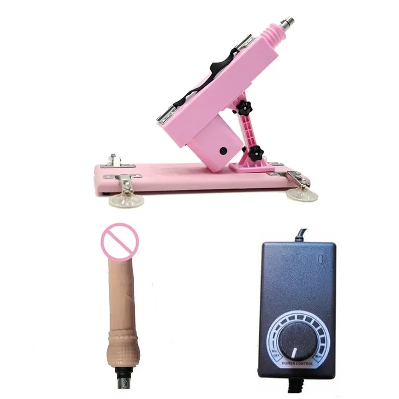 Strong Motor Automatic Vibartor Sex Machine with Dildo Attachments Adjustable Gun Love Machine Sex Toys for Man Women Adult Game