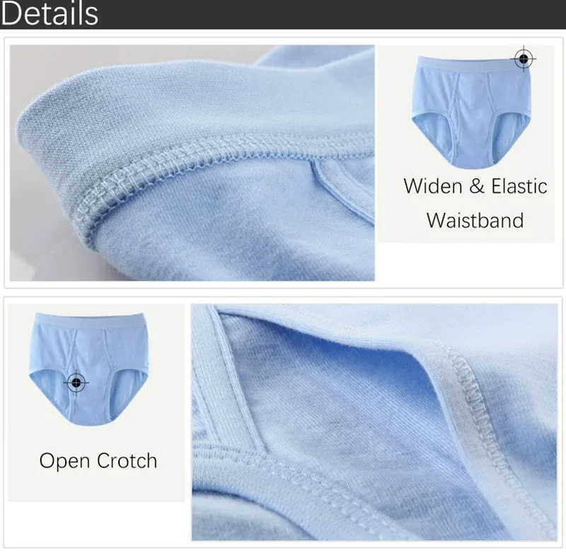 95KG Solid Fat Plus Size Men's Underwear Mens Underwear 100% Cotton Comfortable Breathable Loose Large Size Men Briefs Panties — image 16