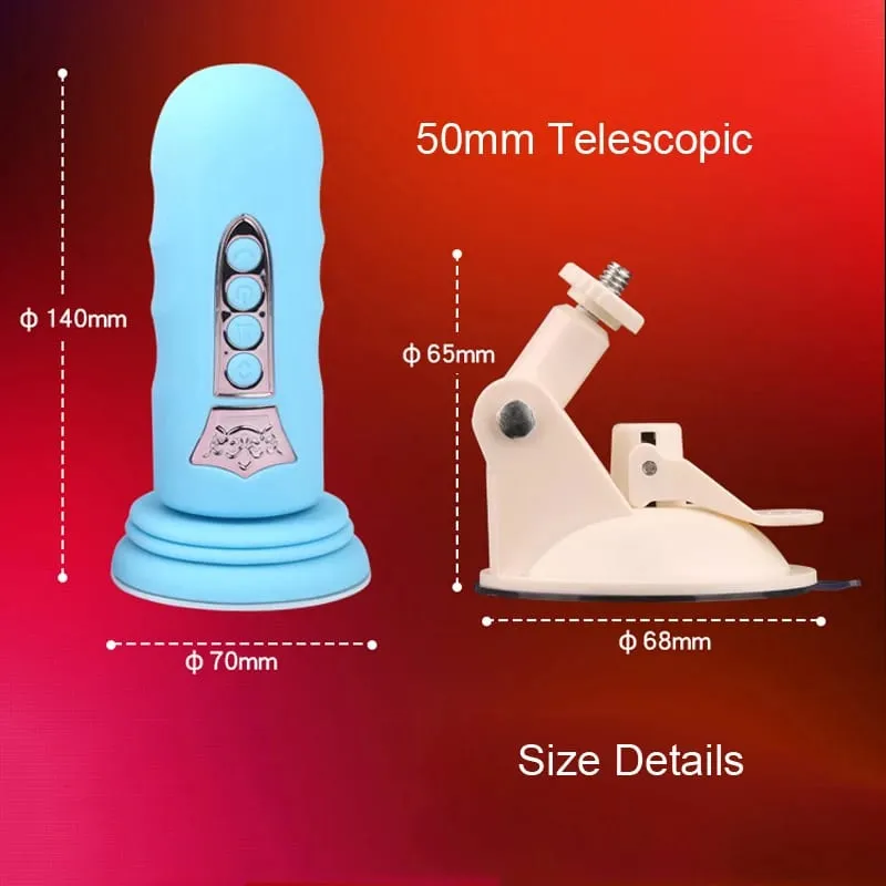 Auto Rotation Telescopic Penis Dildo Holder Sex Machine Masturbation Suction Cup Vibrator Female Masturbator Sex Toys for Women