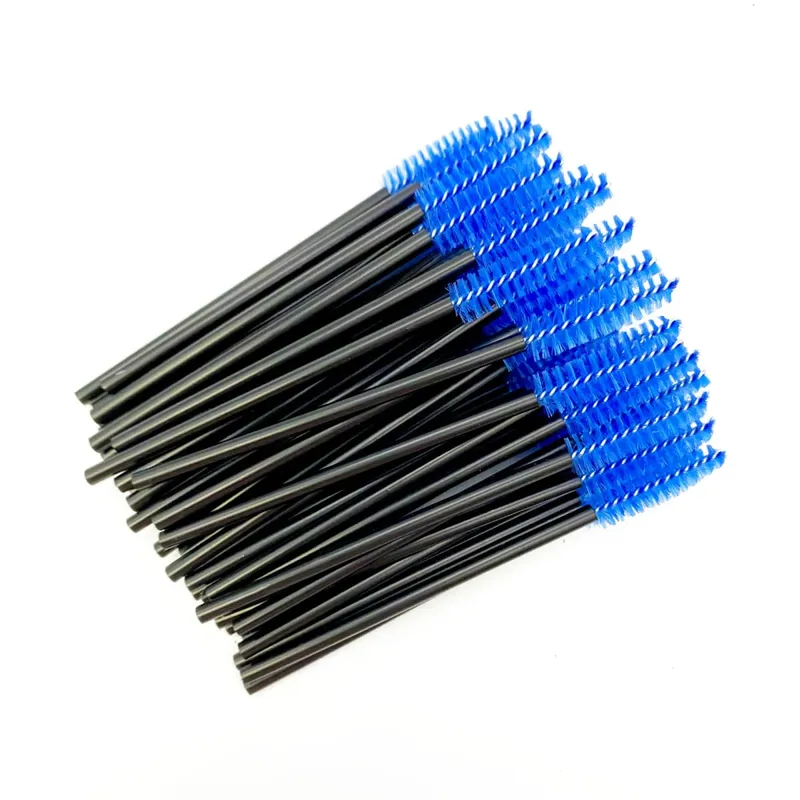 Spazzole per ciglia usa e getta Manico in cristallo di diamante Pennello per ciglia Sopracciglio Bacchette per mascara Forniture per estensione ciglia Strumenti per il trucco