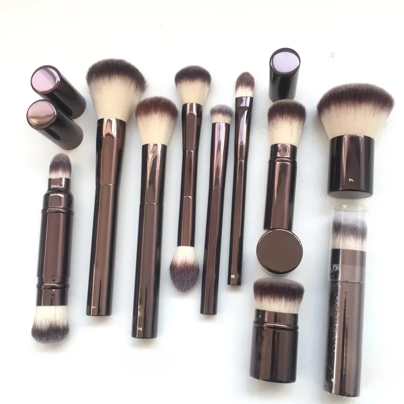 1 pc HG Pro Makeup brushes Powder contour Blusher Make up brush Highlight Bronzer exquisite Professional metal handle with box — image 1