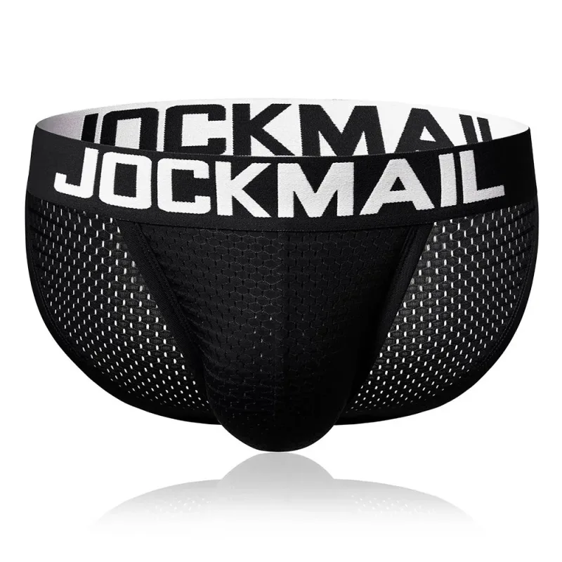 Ropa interior Sexy para Hombre, Tanga para Hombre, ropa interior Gay de malla, Bikini, Calzoncillos para Hombre, pantalones cortos deslizantes, bragas masculinas, suspensorio transpirable
