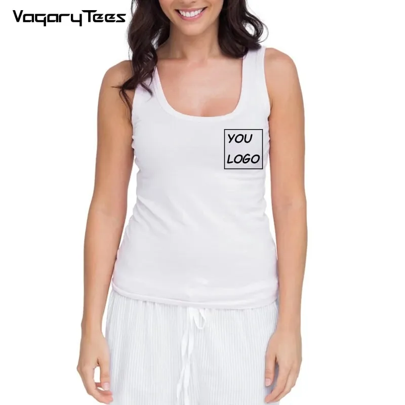 Unique Customized Women's Tanks Print Your Own Design Casual Tops girl tees animal cartoon lovers celebrity birthday party