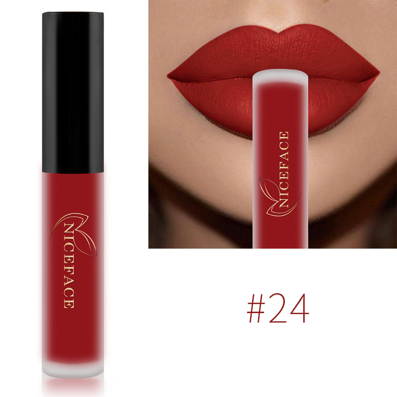 Nude Liquid Lipsticks Waterproof Velvet Matte Lip Gloss Long Lasting Non-stick Cup Lip Tint Makeup Pigment Cosmetics