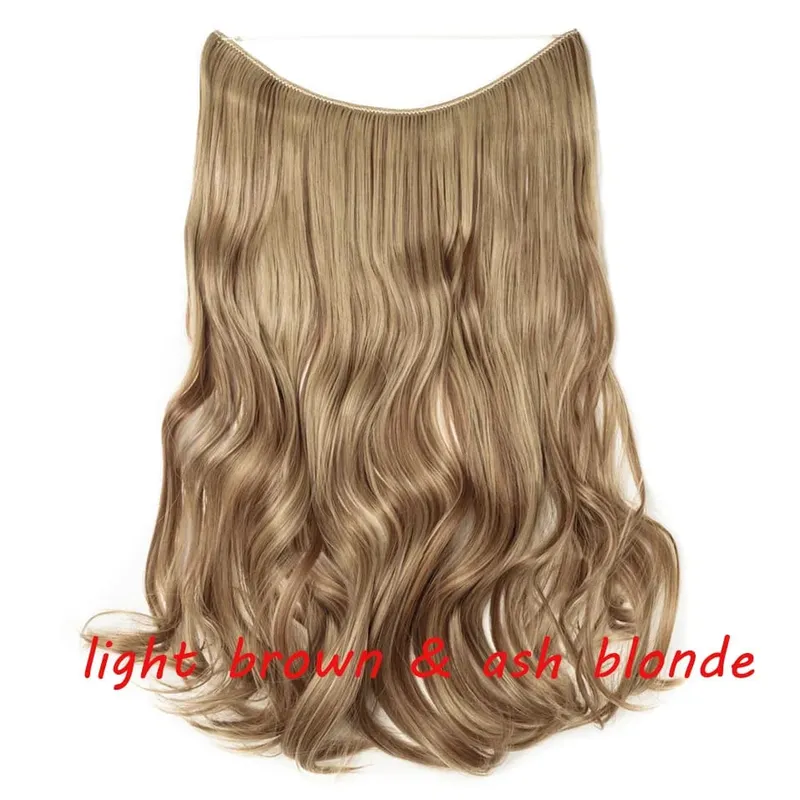 S-noilite 32 kleuren Synthetische Onzichtbare Draad Haarverlenging Clip In Vals Haar Haarstukjes Lange Hair Extensions Voor Vrouwen