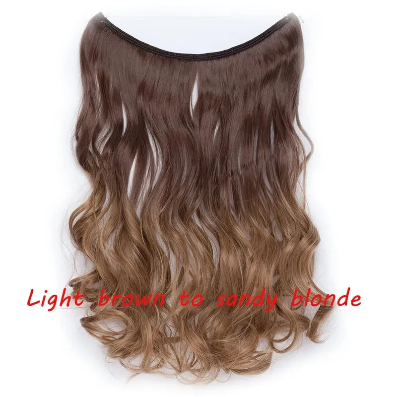 S-noilite 32 kleuren Synthetische Onzichtbare Draad Haarverlenging Clip In Vals Haar Haarstukjes Lange Hair Extensions Voor Vrouwen