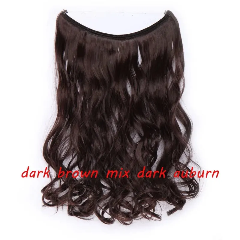 S-noilite 32 kleuren Synthetische Onzichtbare Draad Haarverlenging Clip In Vals Haar Haarstukjes Lange Hair Extensions Voor Vrouwen