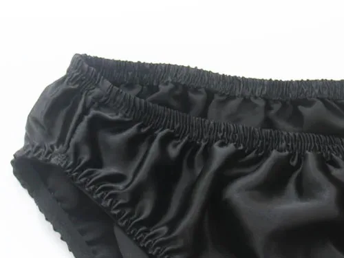 Hot-selling 100% silk panties male mulberry silk trigonometric underwear men briefs