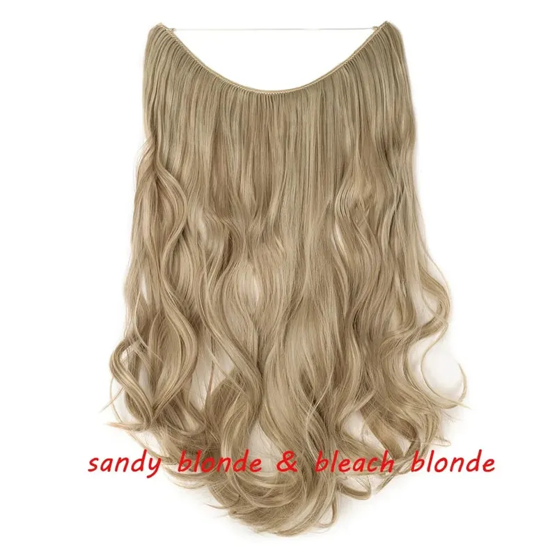 S-noilite 32 kleuren Synthetische Onzichtbare Draad Haarverlenging Clip In Vals Haar Haarstukjes Lange Hair Extensions Voor Vrouwen