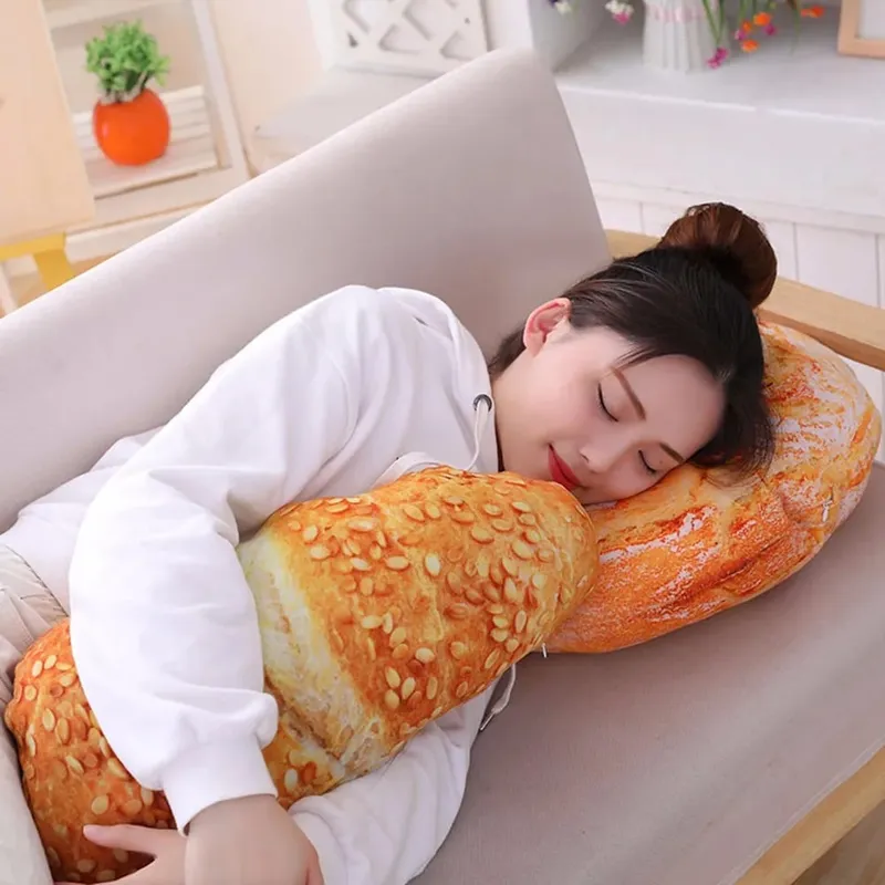 Plush Donut Cream Bread Stuffed Toy Pillow Soft Cushion Restaurant Decoration Birthday Gift Birthday Gift