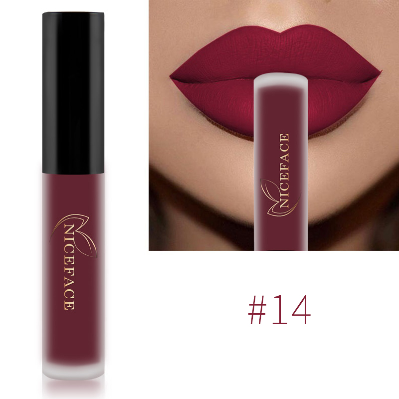Nude Liquid Lipsticks Waterproof Velvet Matte Lip Gloss Long Lasting Non-stick Cup Lip Tint Makeup Pigment Cosmetics