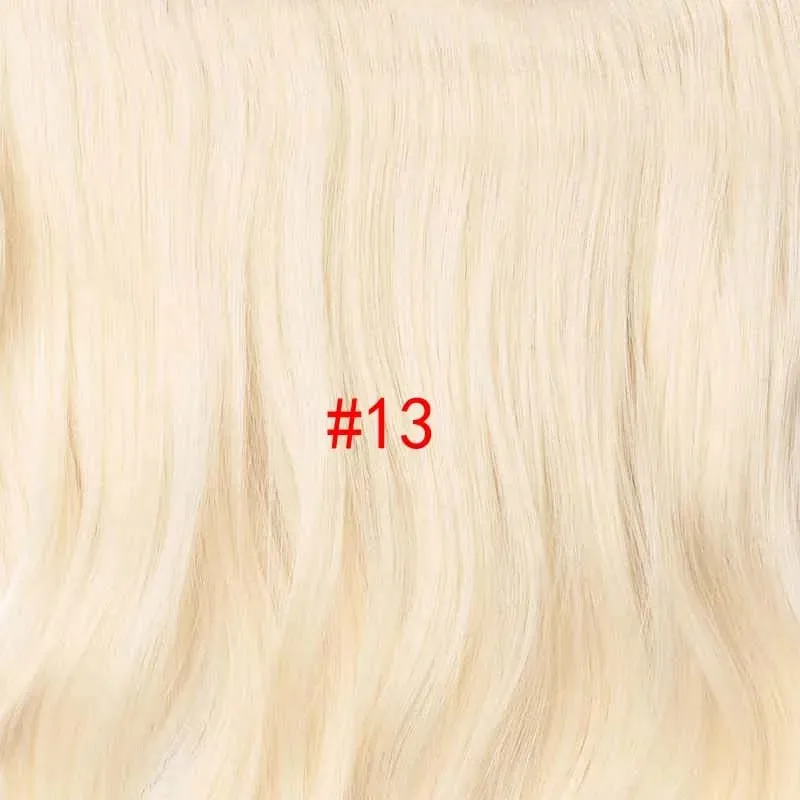 Silike 180g Fish Line Synthetic Wavy Clips in One Piece Hair Extensions 24 inch 17 Colors Heat Resistant Hair Extension — image 33