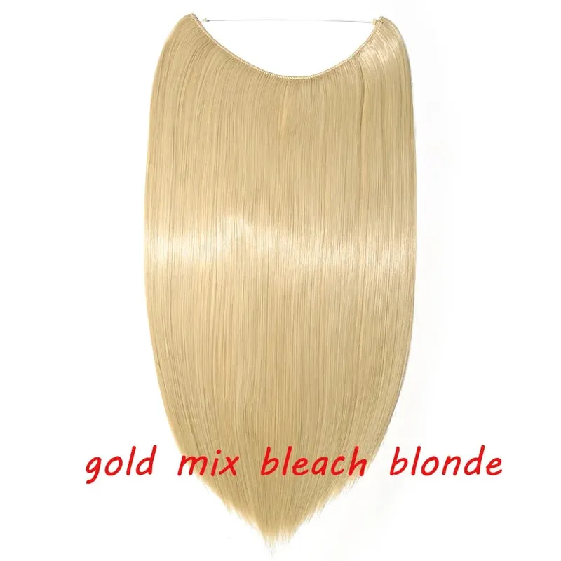 S-noilite 32 kleuren Synthetische Onzichtbare Draad Haarverlenging Clip In Vals Haar Haarstukjes Lange Hair Extensions Voor Vrouwen