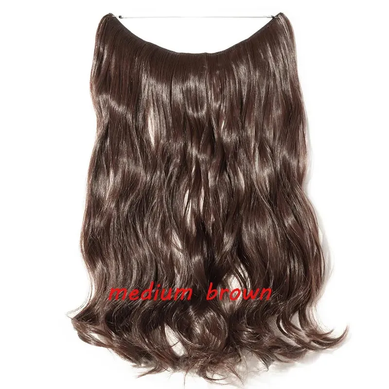 S-noilite 32 kleuren Synthetische Onzichtbare Draad Haarverlenging Clip In Vals Haar Haarstukjes Lange Hair Extensions Voor Vrouwen