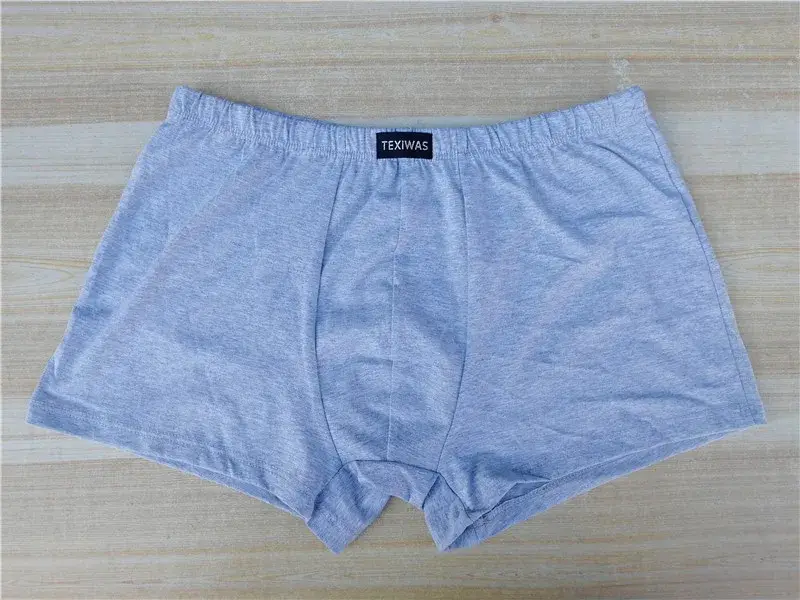 7XL 8XL 100% Cotton 4pcs/lot Big Size underpants Men Boxers plus size large size shorts breathable cotton underwear