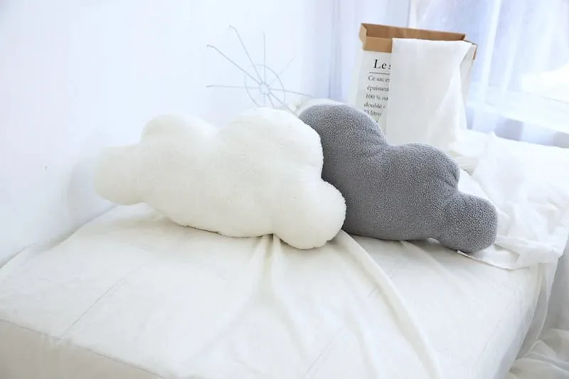 Cute 3 Sizes Cloud Shaped Pillow Cushion Stuffed Plush Toy Bedding Baby room Home Decoration Gift — image 10