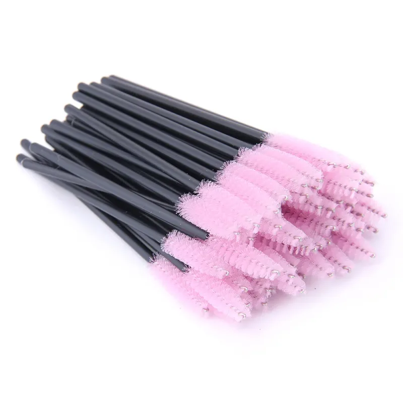 50Pcs Eyelash Brushes Makeup Brushes Disposable Mascara Wands Applicator Multicolors Eye Lashes Cosmetic Brush Makeup Tools