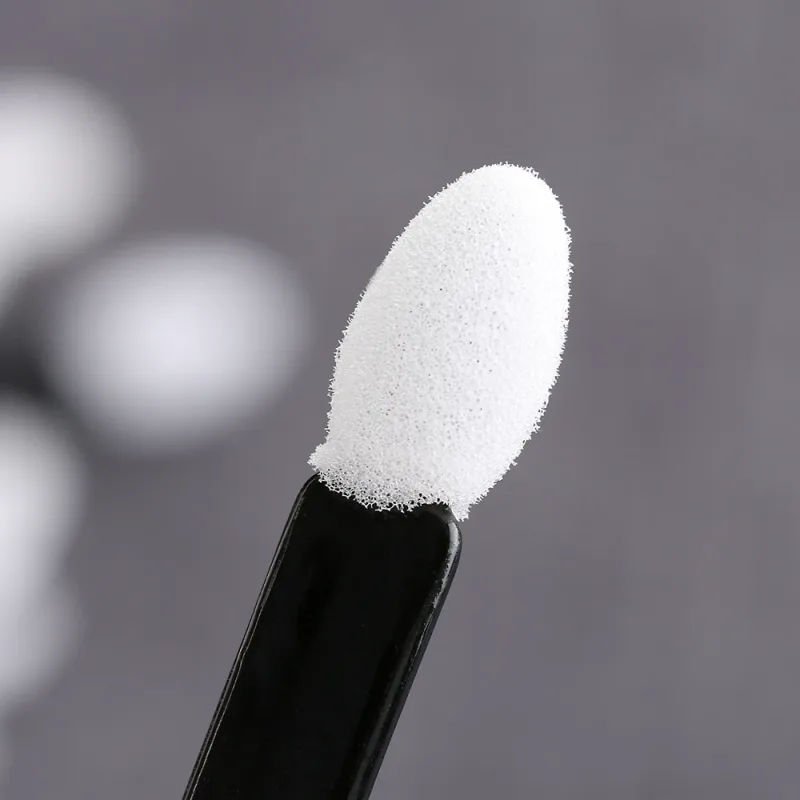 50Pcs Proffessional Eye Shadow Sponge Brushes Double Foam Headed Brushes Disposable Eyeshadow Sponge Makeup Applicator Tool