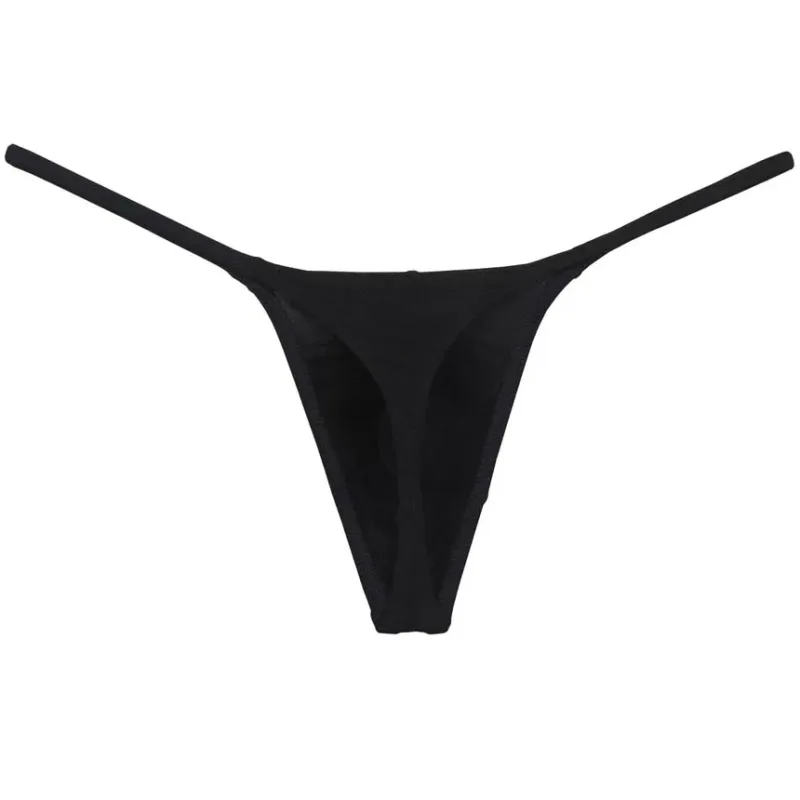 Men Modal String Thong Underwear Male Minimal Coverage Hipster T-back Jock Strap