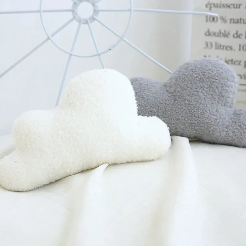 Cute 3 Sizes Cloud Shaped Pillow Cushion Stuffed Plush Toy Bedding Baby room Home Decoration Gift — image 4