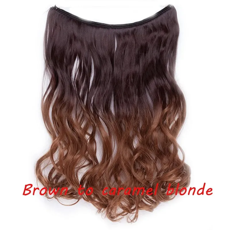 S-noilite 32 kleuren Synthetische Onzichtbare Draad Haarverlenging Clip In Vals Haar Haarstukjes Lange Hair Extensions Voor Vrouwen