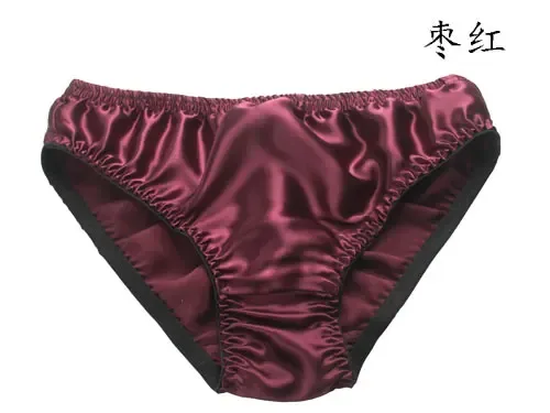 Hot-selling 100% silk panties male mulberry silk trigonometric underwear men briefs