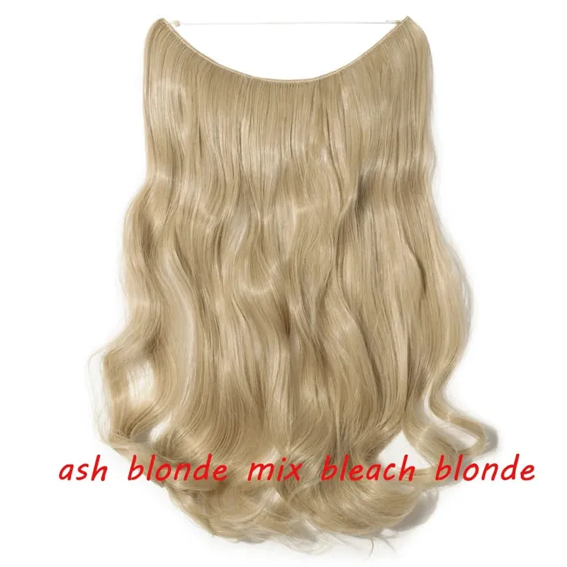 S-noilite 32 kleuren Synthetische Onzichtbare Draad Haarverlenging Clip In Vals Haar Haarstukjes Lange Hair Extensions Voor Vrouwen