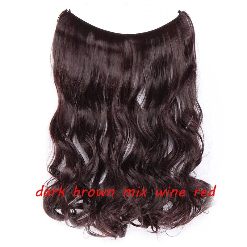 S-noilite 32 kleuren Synthetische Onzichtbare Draad Haarverlenging Clip In Vals Haar Haarstukjes Lange Hair Extensions Voor Vrouwen