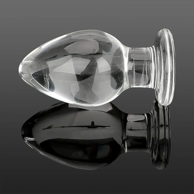 50mm Butt Dilator Anal Plug for Women Vaginal Expander Glass Big Dildos Female Masturbator Sex Toys Adults Games Erotic Products