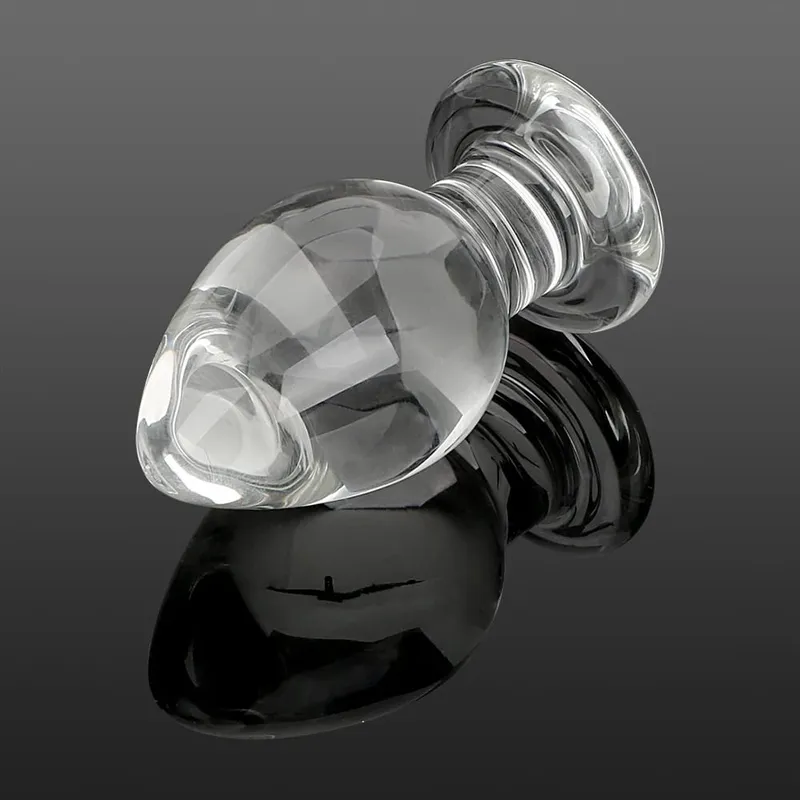 50mm Butt Dilator Anal Plug for Women Vaginal Expander Glass Big Dildos Female Masturbator Sex Toys Adults Games Erotic Products