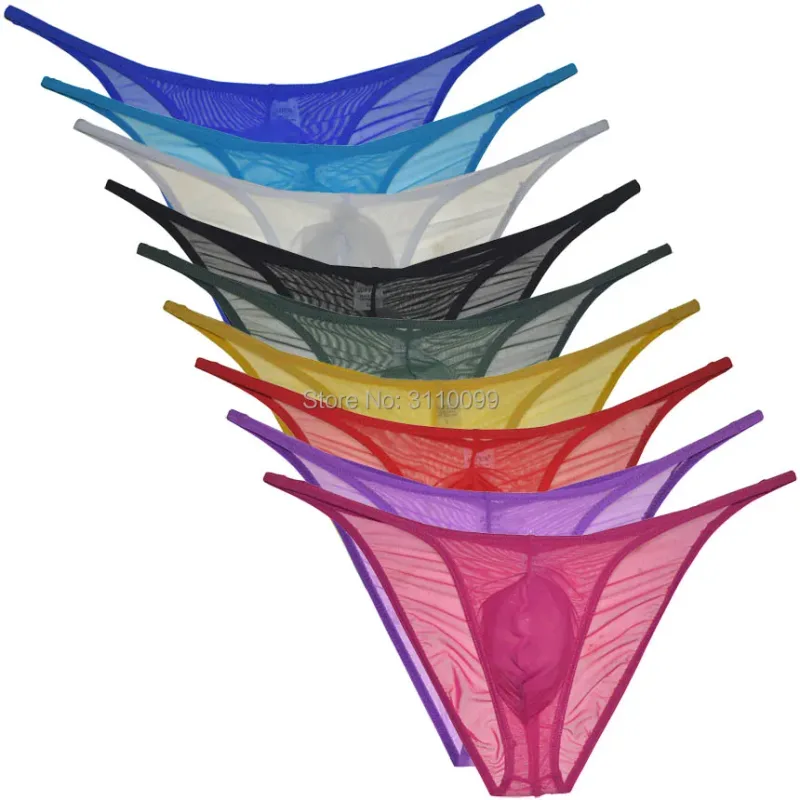 Men's semitransparent and ventilate Briefs Comfort improvement cooler Bikini Underwear — image 1